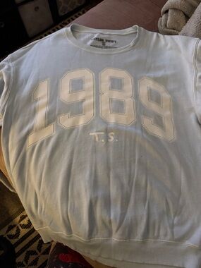 Taylor Swift Light Blue '1989' Crewneck Sweater